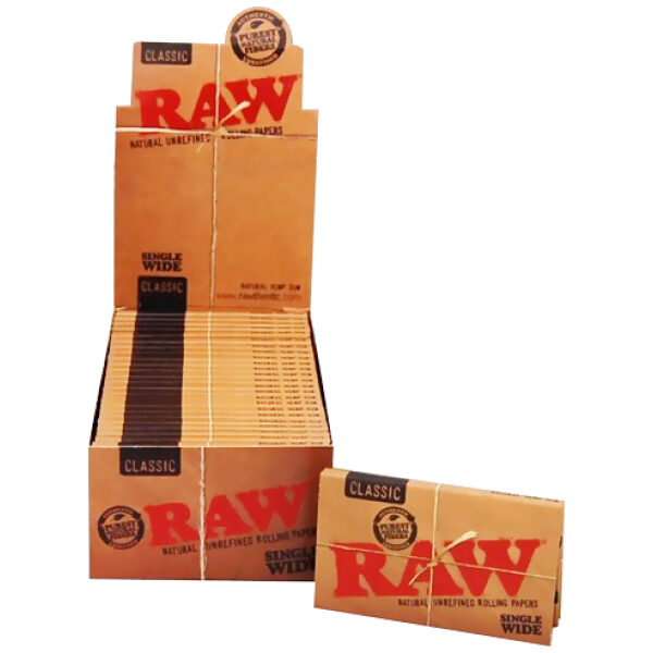 RAW PAPERS CLASSIC SINGLE WIDE 25CT