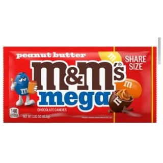 M&M KING MEGA PEANUT BUTTER 24 CT