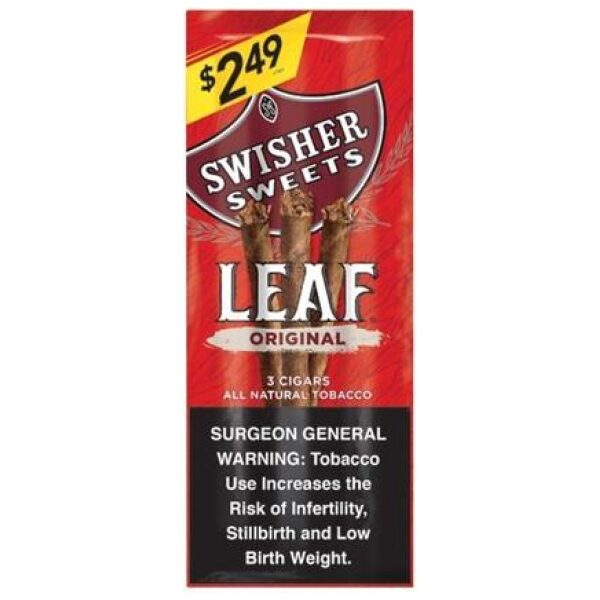 SWISHER LEAF 3/$2.49 ORIGINAL