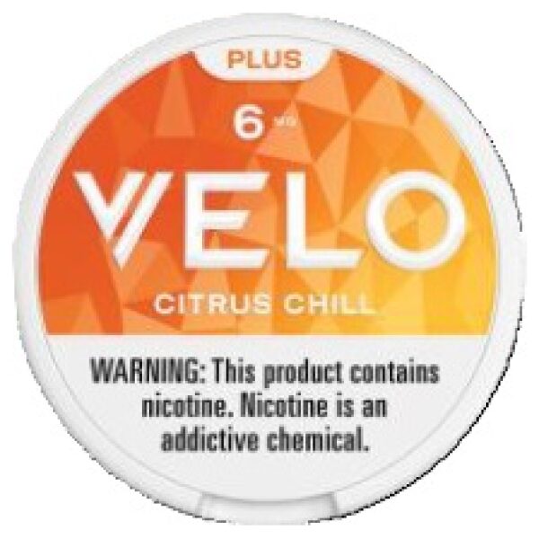 VELO PLUS 6MG CITRUS CHILL 5/20CT