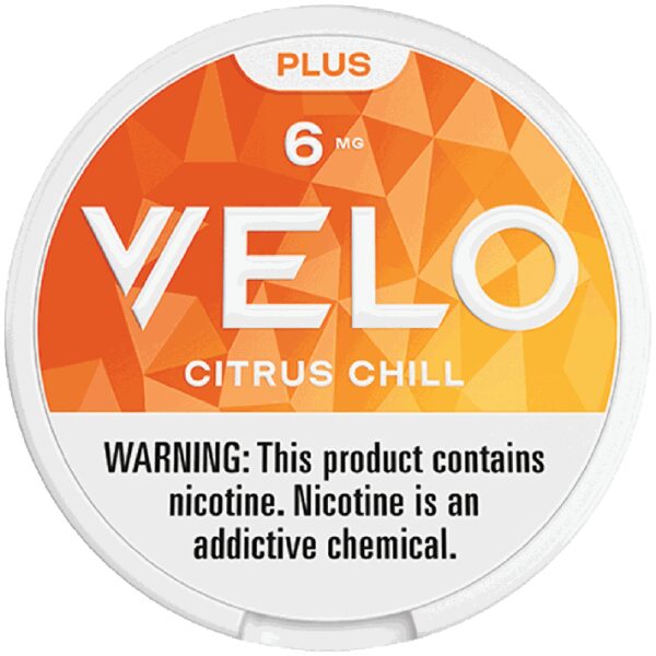VELO PLUS 6MG CITRUS CHILL 5/20CT