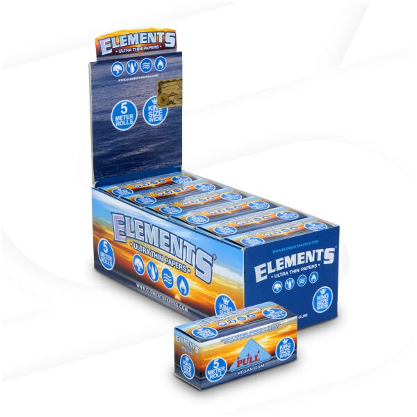 ELEMENTS 5M ROLLER KING SIZE 12CT