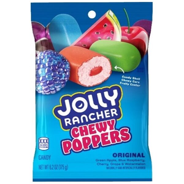 JOLLY RANCHER CHEWY POPPERS ORIGINAL 6/6.2OZ