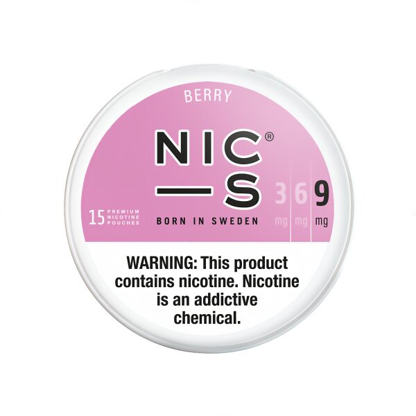 NIC-S NICOTINE POUCH BERRY 9MG 5CT