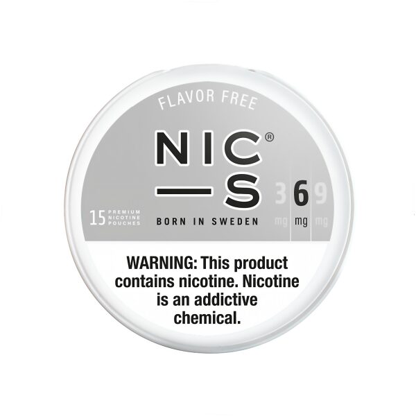 NIC-S NICOTINE POUCH FLAVOR FREE 6MG 5CT