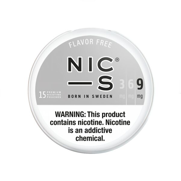 NIC-S NICOTINE POUCH FLAVOR FREE 9MG 5CT