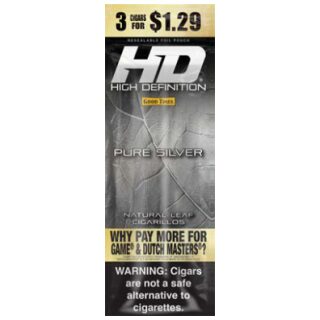 HD 3/$1.29 15/3CT PURE SILVER
