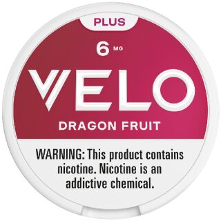 VELO PLUS 6MG DRAGON FRUIT 5/20CT
