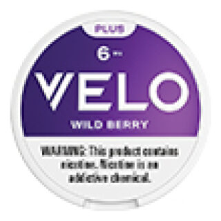 VELO PLUS 6MG WILD BERRY 5/20CT