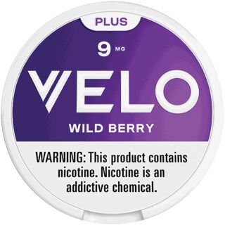 VELO PLUS 9MG WILD BERRY 5/20CT