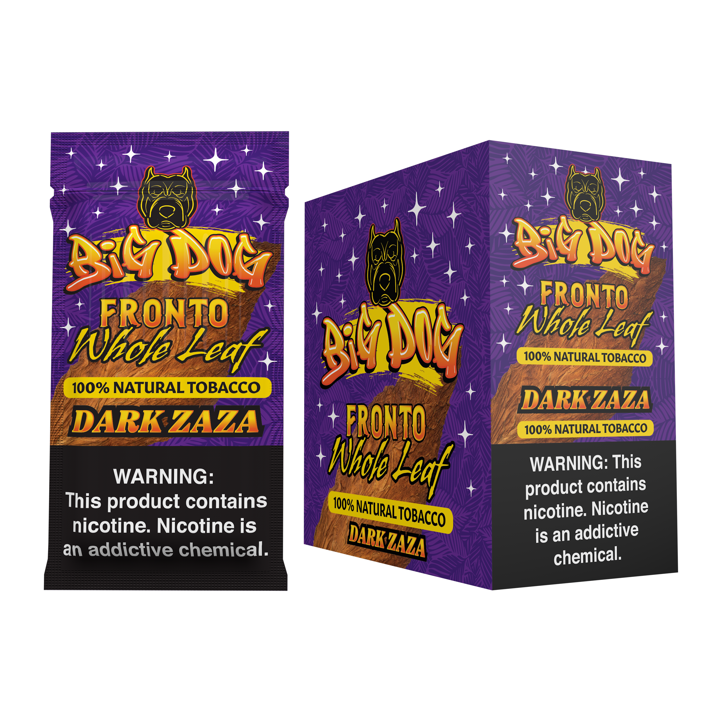 BIG DOG FRONTO WHOLE LEAF DARK ZAZA 10CT - Martin & Snyder Product Sales