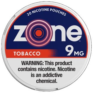 ZONE NICOTINE POUCH TOBACCO 9MG 5/20CT