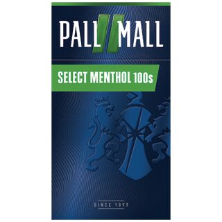 PALL MALL SELECT MENTHOL 100