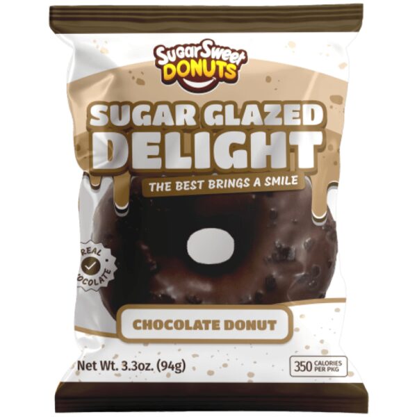 SUGAR SWEET DONUTS CHOCOLATE 8CT