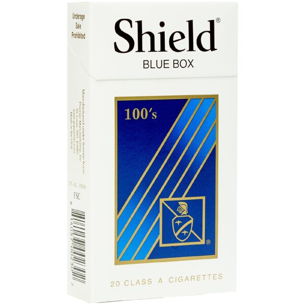 SHIELD 100'S BOX BLUE