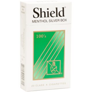 SHIELD 100'S BOX MENTHOL SILVER