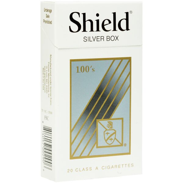 SHIELD 100'S BOX SILVER