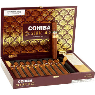 COHIBA SERIE M RESERVA ROJA 10CT