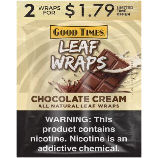 GOODTIME 2/$1.79 LEAF WRAP CHOCOLATE CREAM 25CT