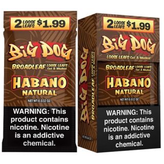 BIG DOG LEAF 2/$1.99 HABANO 20/2PK