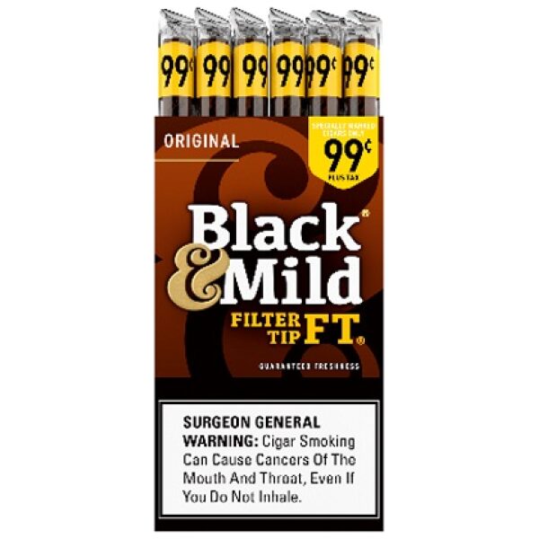 BLACK & MILD $.99 FT REGULAR 25CT