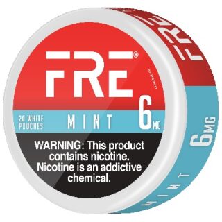 FRE NICOTINE POUCH MINT 6MG 5/20CT