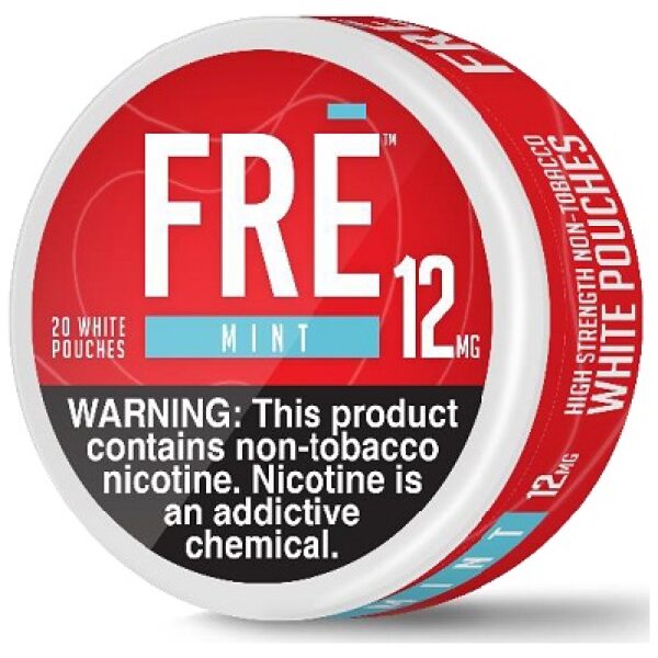 FRE NICOTINE POUCH MINT 12MG 5/20CT