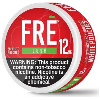 FRE NICOTINE POUCH LUSH 12MG 5/20CT