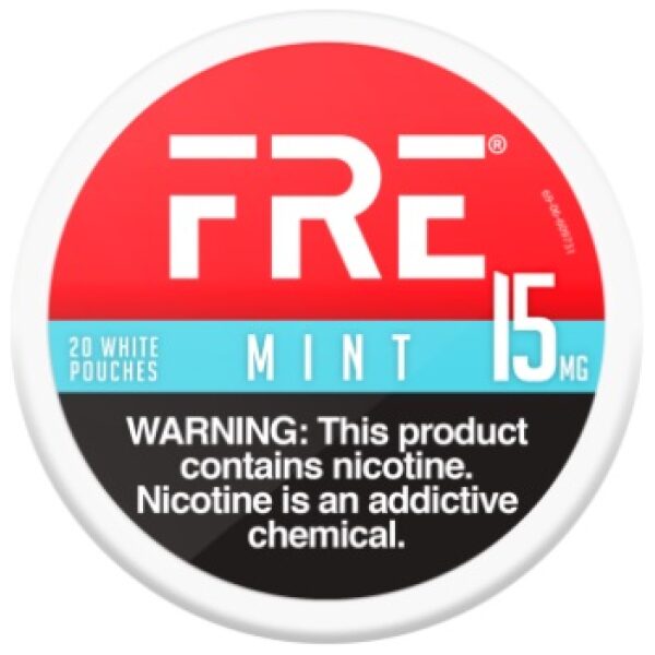 FRE NICOTINE POUCH MINT 15MG 5/20CT
