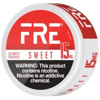FRE NICOTINE POUCH SWEET 15MG 5/20CT