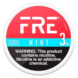 FRE NICOTINE POUCH MINT 3MG 5/20CT