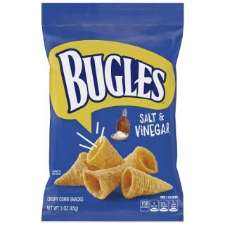 BUGLES SALT & VINEGAR 6/3OZ