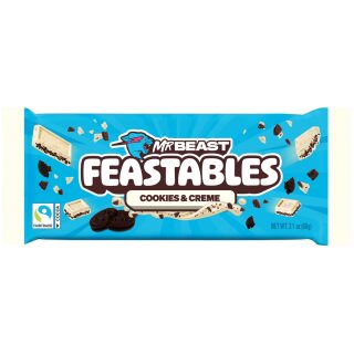 FEASTABLES KING SIZE COOKIE 'N CREAM 24CT
