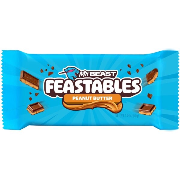 FEASTABLES  PEANUT BUTTER 24CT