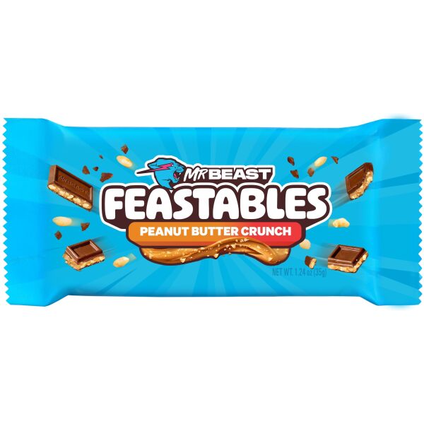 FEASTABLES MILK CHOCOLATE PEANUT BUTTER CRUNCH 24CT