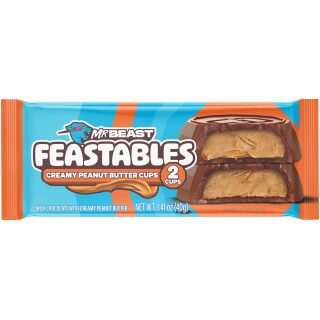 FEASTABLES CUPS PEANUT BUTTER 24CT