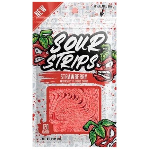 SOUR STRIPS STRAWBERRY 12/3.4OZ