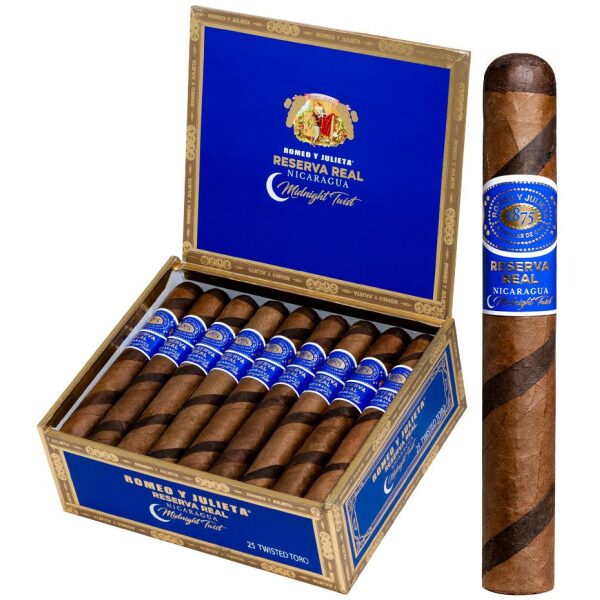 ROMEO y JULIETA 1875 RESERVA REAL MIDNIGHT TORO 25CT