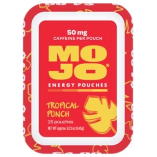 MOJO $4.99 TROPICAL PUNCH 50MG ENERGY POUCHES 5CT