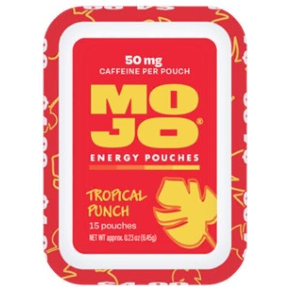 MOJO $4.99 TROPICAL PUNCH 50MG ENERGY POUCHES 5CT