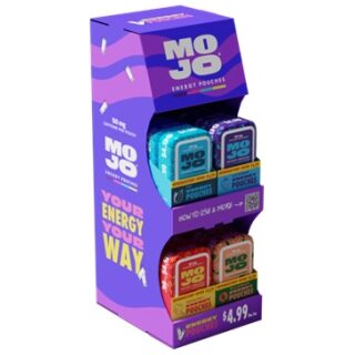 MOJO 4 FLAVOR DISPLAY $4.99 PP