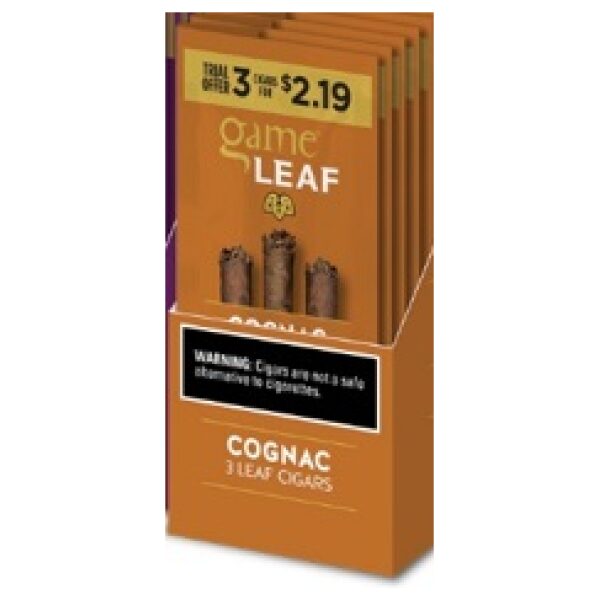 GAME LEAF 3/$2.19 COGNAC 10CT