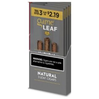 GAME LEAF 3/$2.19 NATURAL 10CT