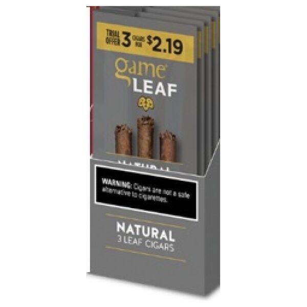 GAME LEAF 3/$2.19 NATURAL 10CT