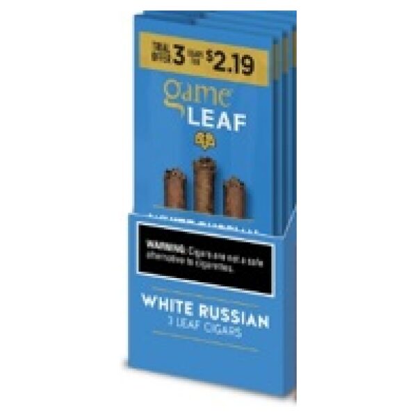 GAME LEAF 3/$2.19 WHITE RUSSIAN 10CT
