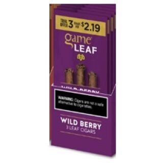 GAME LEAF 3/$2.19 WILD BERRY 10CT