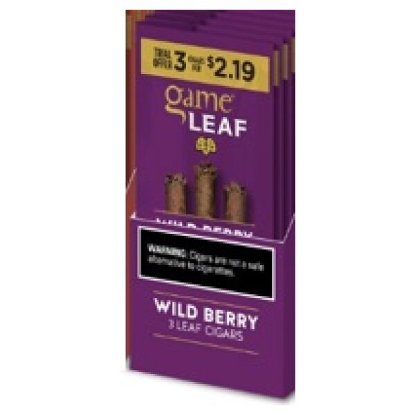 GAME LEAF 3/$2.19 WILD BERRY 10CT