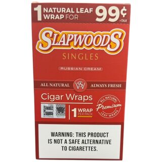 SLAPWOODS WRAP .99 20/1CT RUSSIAN CREAM