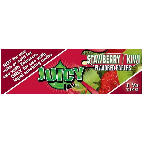 JUICY JAYS WRAPS KIWI STRAWBERRY 1 1/4 24CT