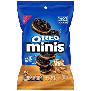 NAB BIG BAG MINI OREO PEANUT BUTTER 6CT